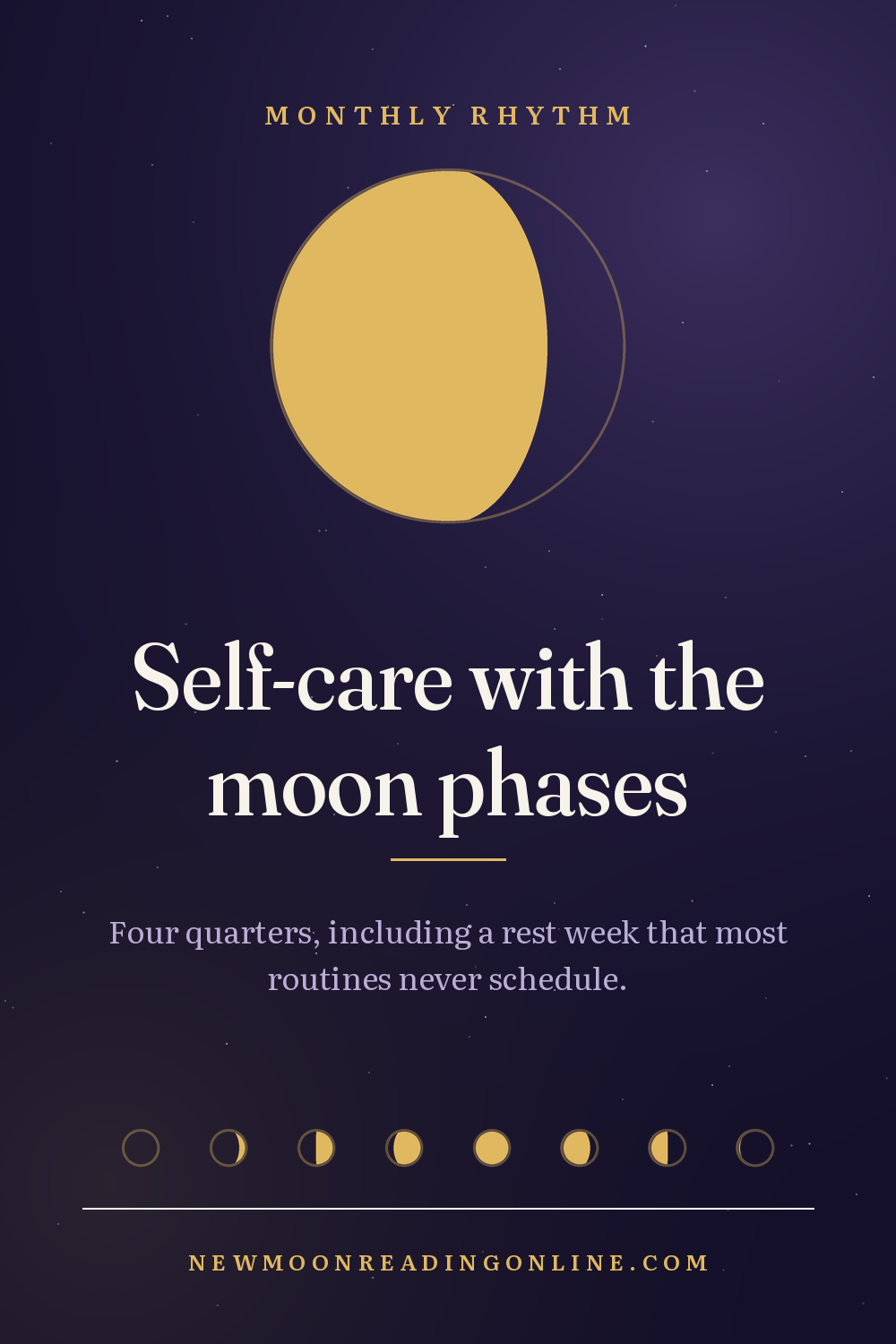 Syncing self-care with the moon phases