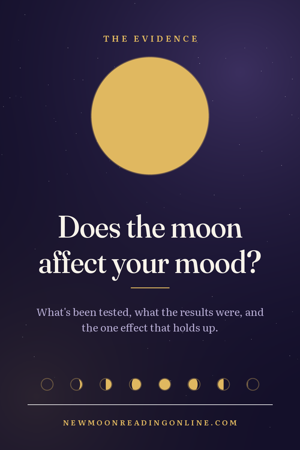 Does the moon affect mood and energy?