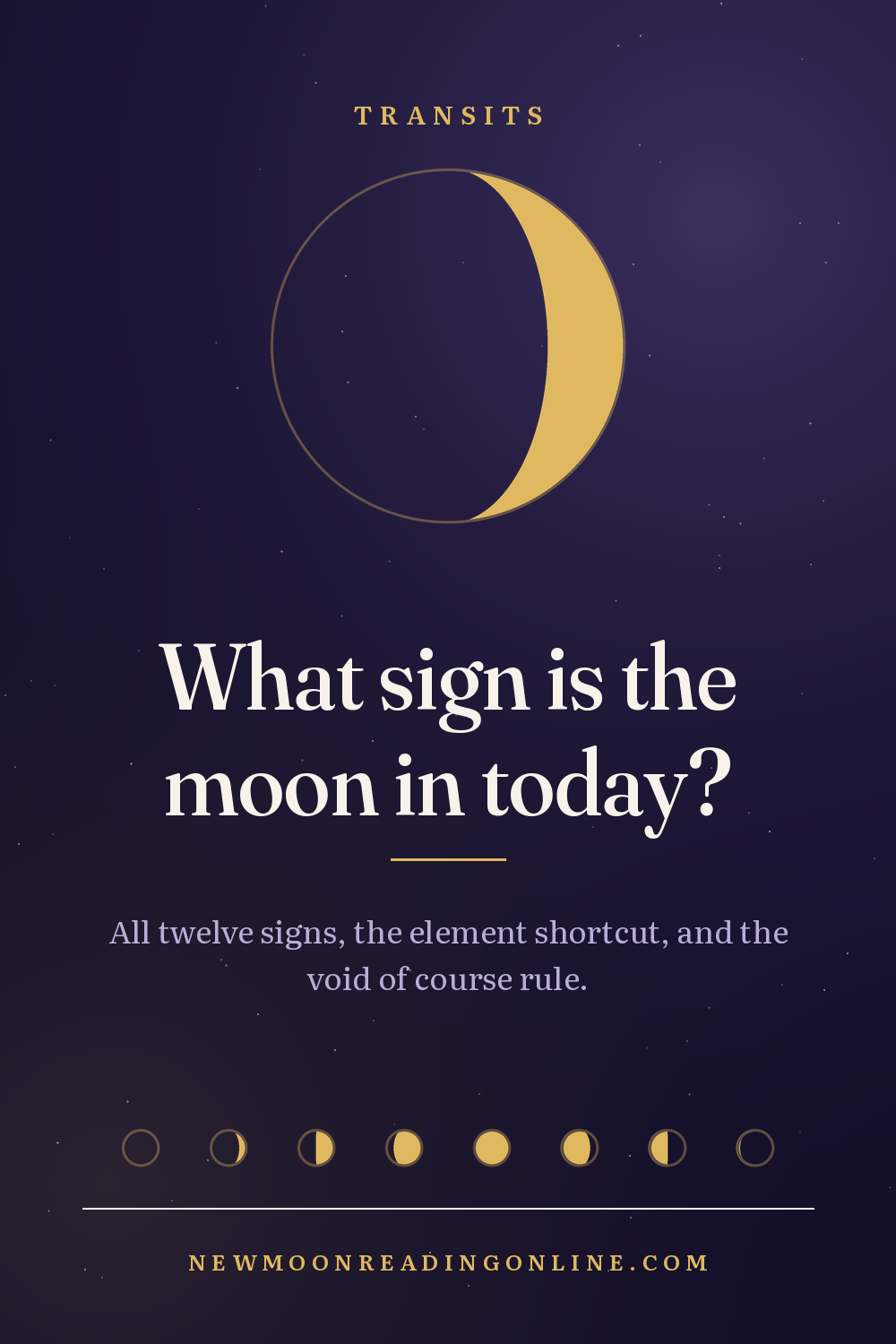 What sign is the moon in today?