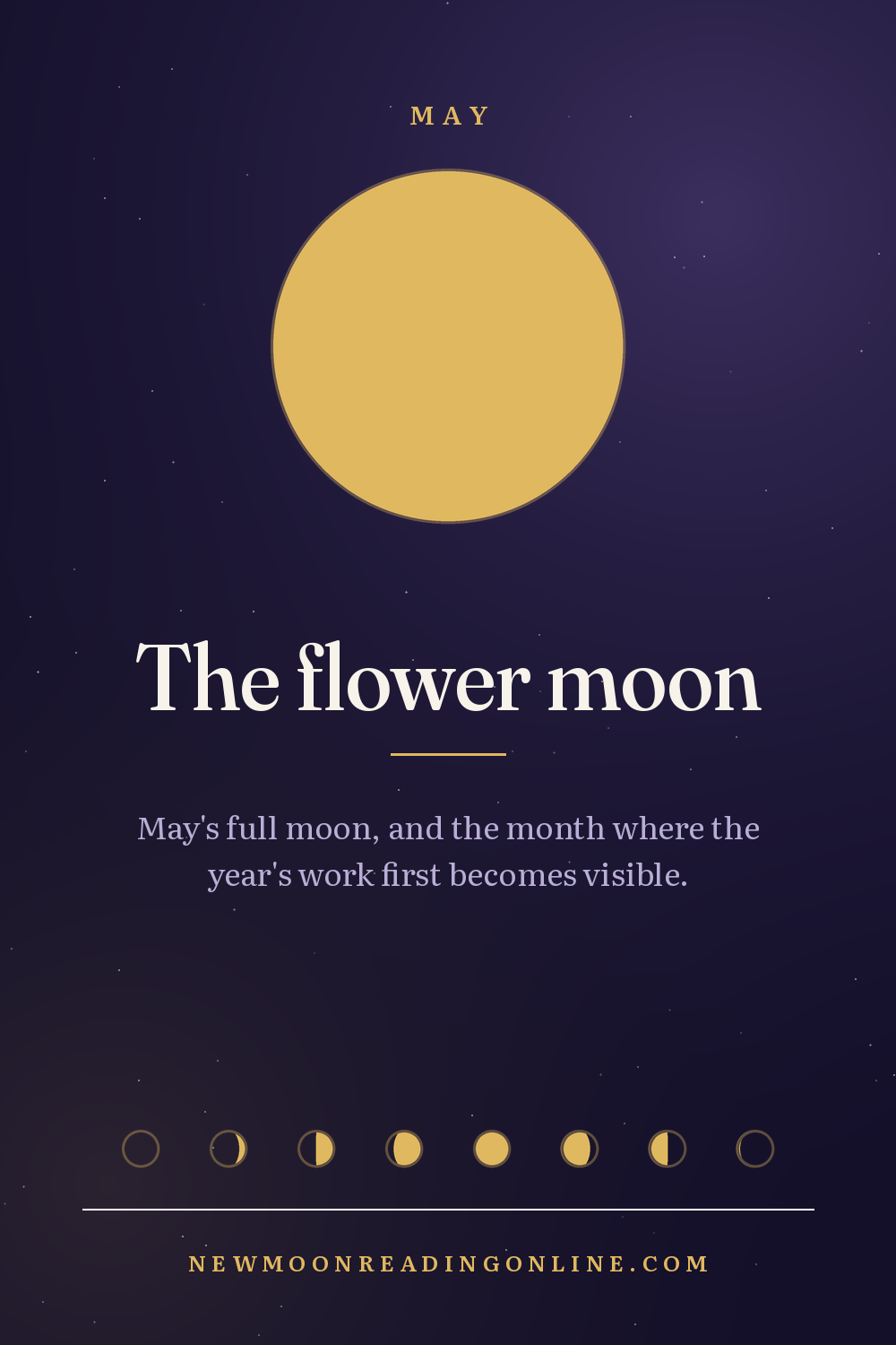The flower moon