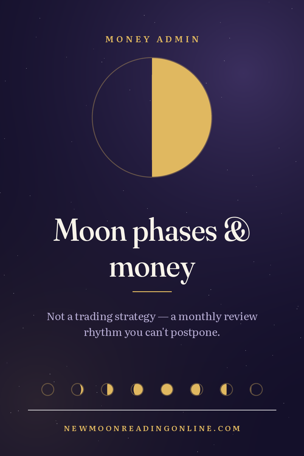 Moon phases and financial planning