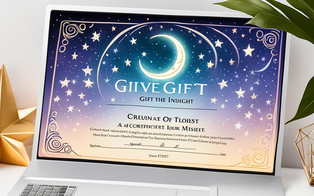 Gift Certificates for Moon Readings Online: Give the Gift of Insight