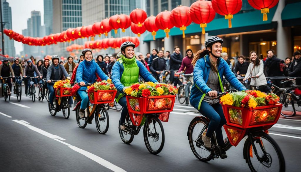 Sustainable Transportation during Lunar New Year