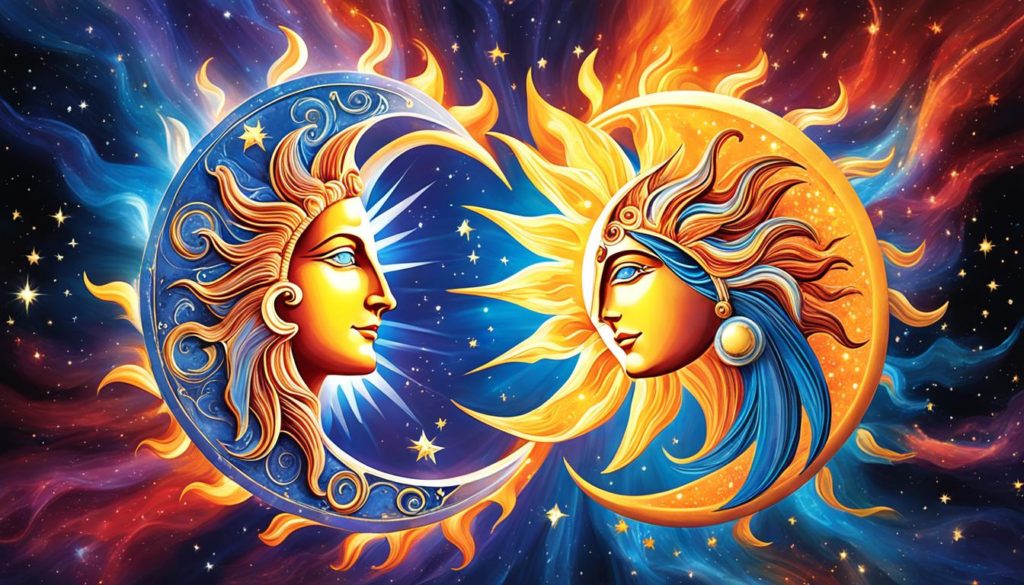 sun and moon