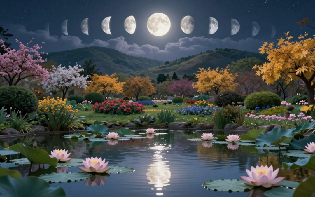 How can I align lunar cycles with seasonal living?