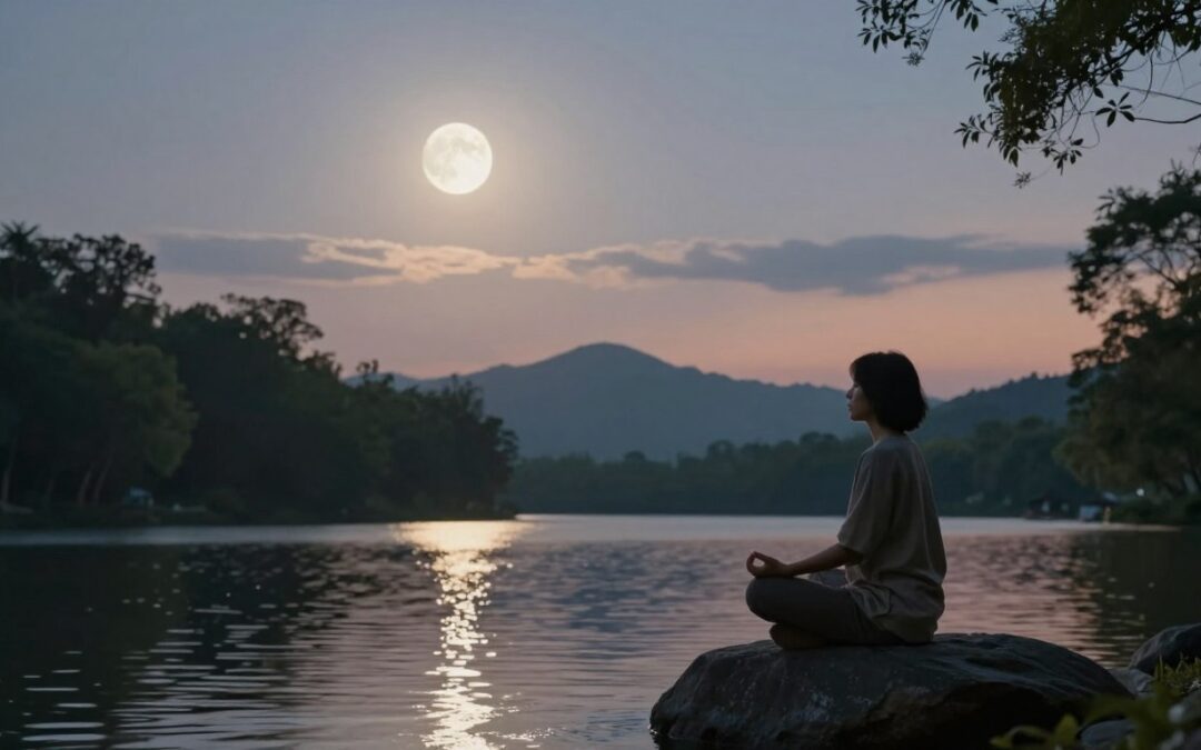 How can I align my intentions with the first quarter moon?