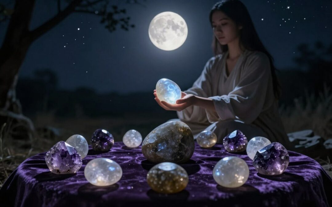 How Can I Cleanse Crystals Under the Full Moon?