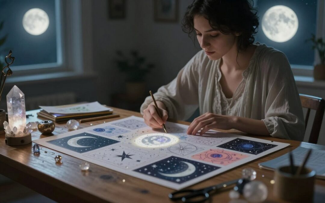 Crafting a Lunar Vision Board: A Step-by-Step Guide
