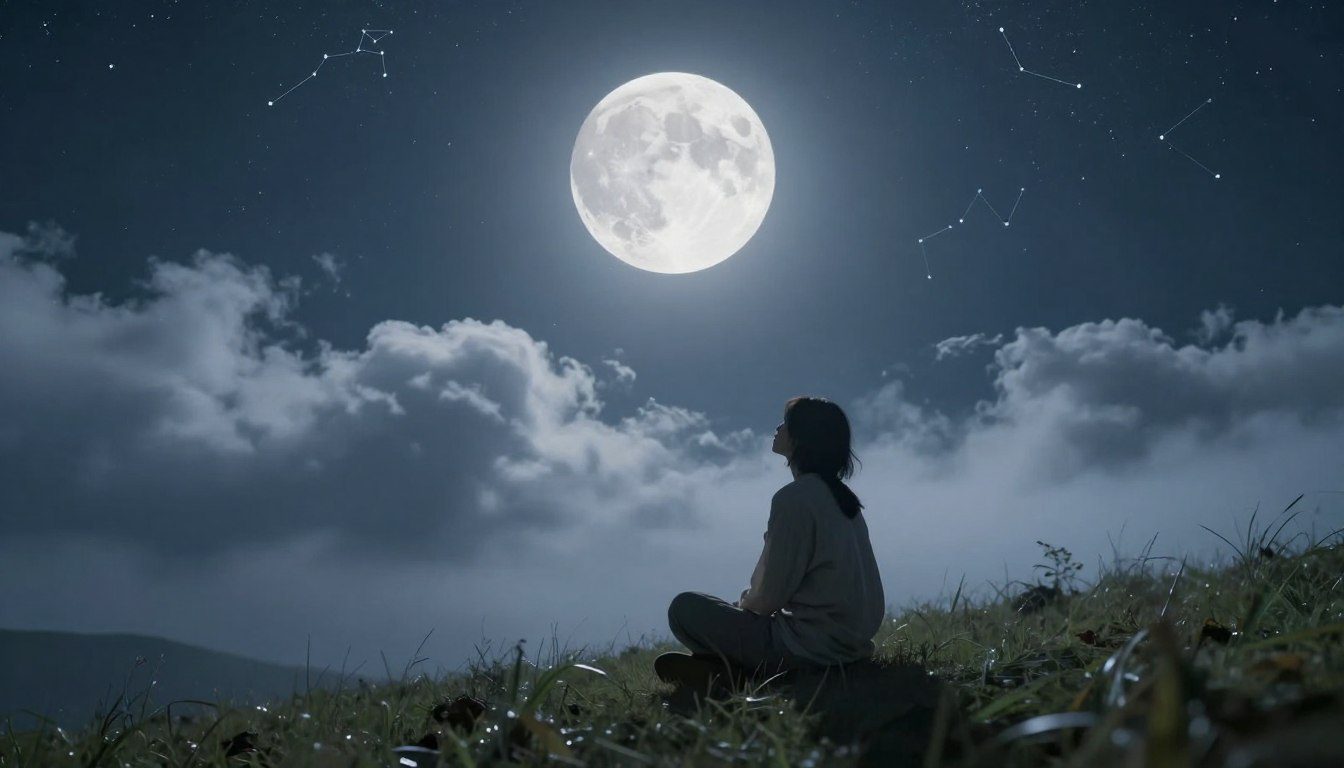 How does the moon affect intuition development?