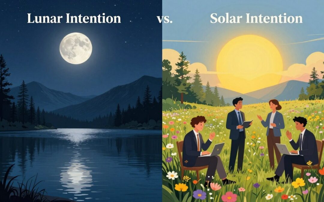 Lunar Intention vs. Solar Intention: Understanding the Contrast